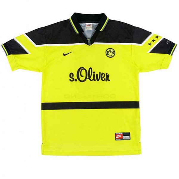 Borussia dortmund home jersey mens retro shirt 1997-1998