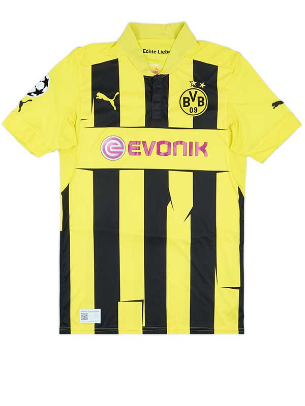 Borussia Dortmund home retro jersey mens soccer shirt 2012-2013