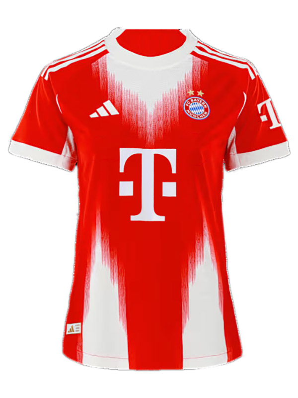 Bayern munich maillot domicile féminin premier uniforme de football féminin vêtements de sport pour dames hauts de football chemise de sport 2025-2026