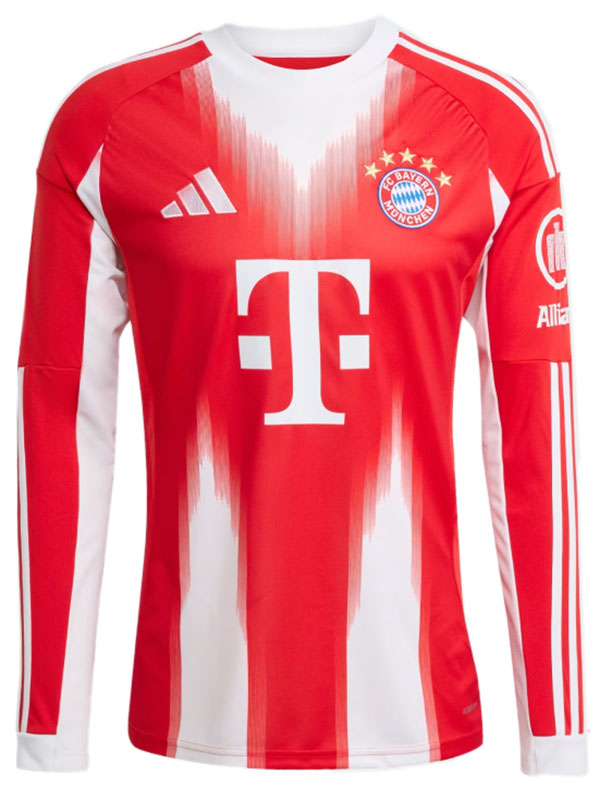 Bayern munich maillot de football à manches longues pour hommes uniforme de football premier maillot de sport 2025-2026