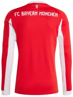 Bayern munich maillot de football à manches longues pour hommes uniforme de football premier maillot de sport 2025-2026