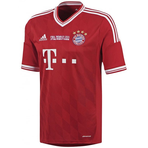 Bayern munich maillot rétro à domicile uniforme de football rouge pour hommes premier maillot de football 2013-2014