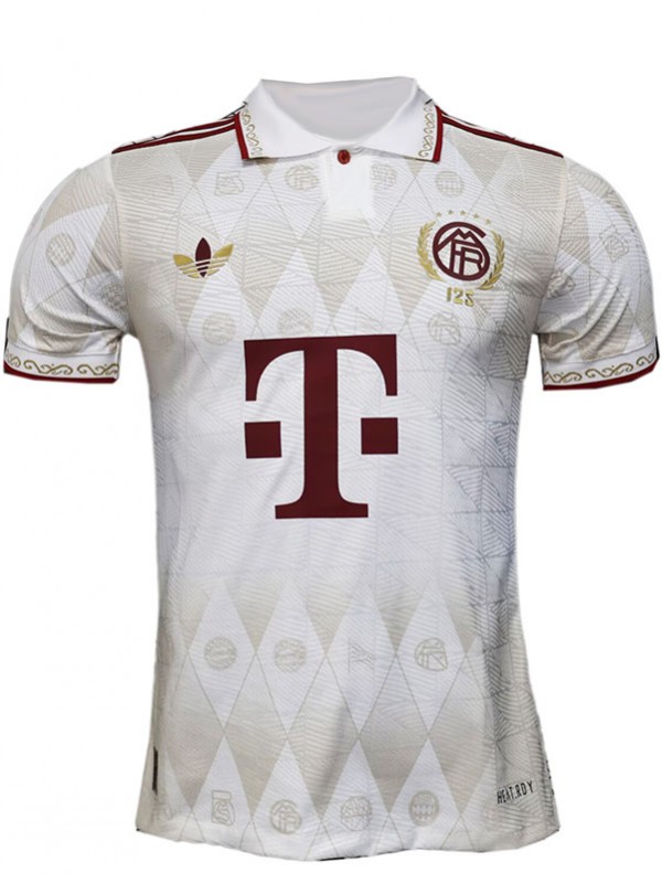 Bayern munich maillot spécial d'entraînement blanc pour adulte vêtements de sport de football pour hommes hauts de football chemise de sport 2025-2026