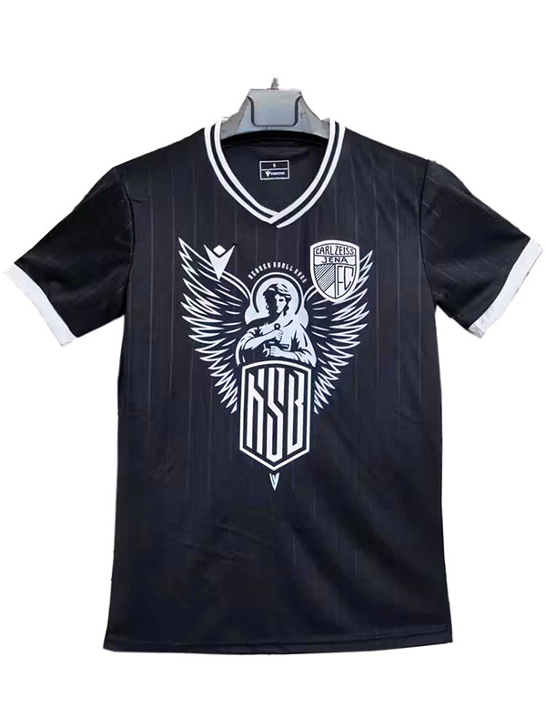 Carl Zeiss Jena maillot de football spécial pour adulte uniforme de football noir pour homme haut de sport 2025-2026