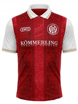 FSV Mainz 05 120 Jahre maillot de football pour adulte, édition anniversaire tenue de sport rouge pour homme haut de football 2025-2026