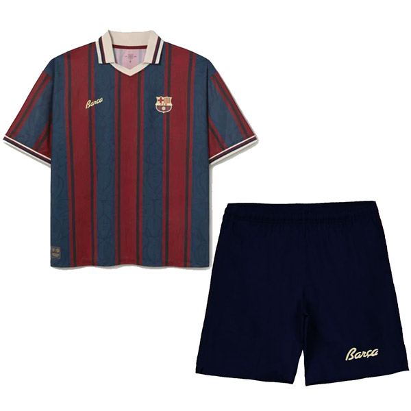 Barcelona 125th anniversary kids kit childrens jersey 2025-2026