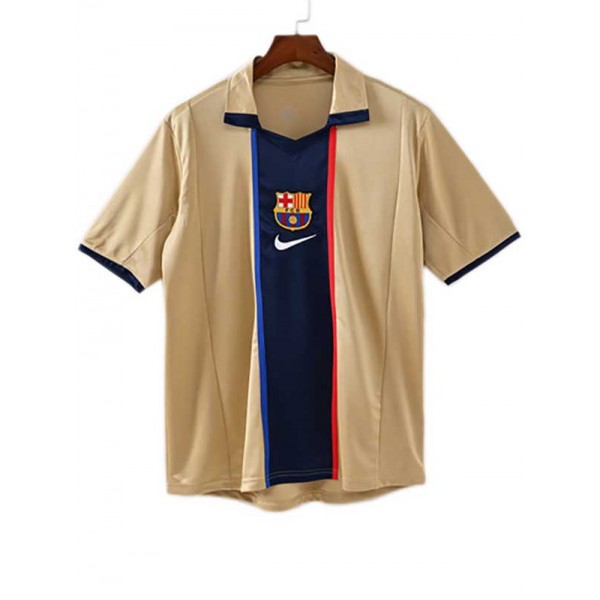 Barcelona away jersey mens retro shirt 2001-2002