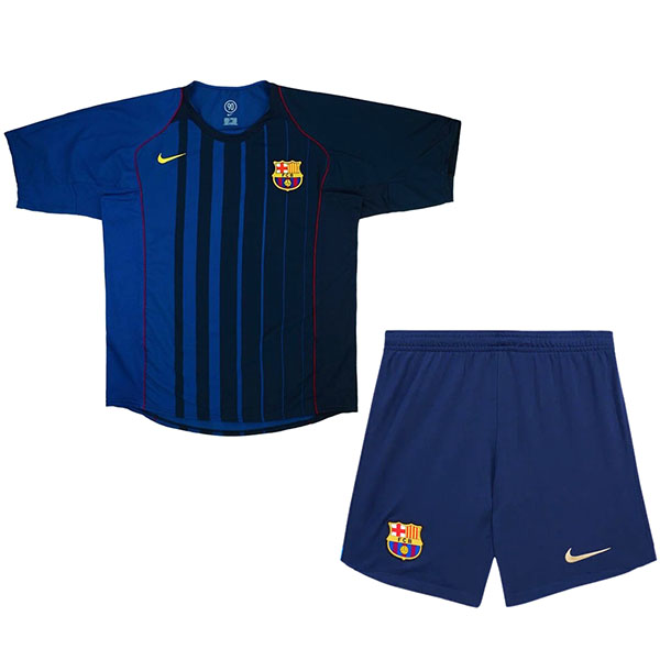 Barcelona away kids kit children retro jersey 2004-2005