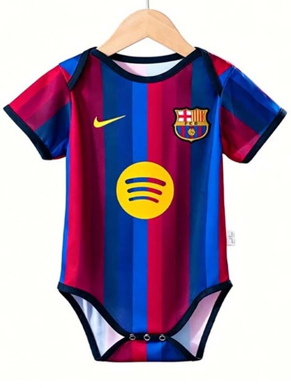 Barcelona home baby onesies bodysuit jersey 2026-2027