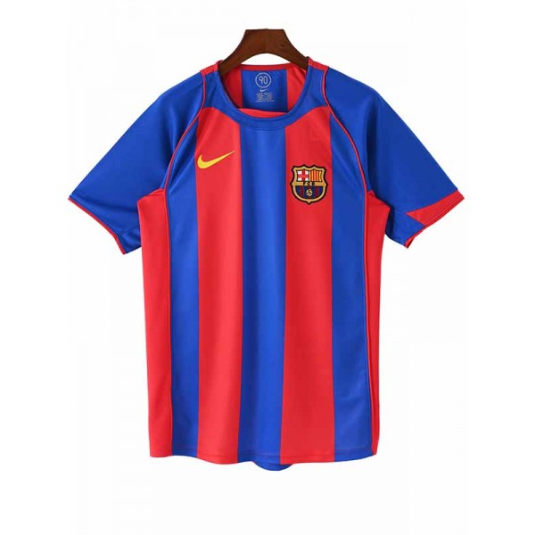 Barcelona home jersey mens retro shirt 2004-2005