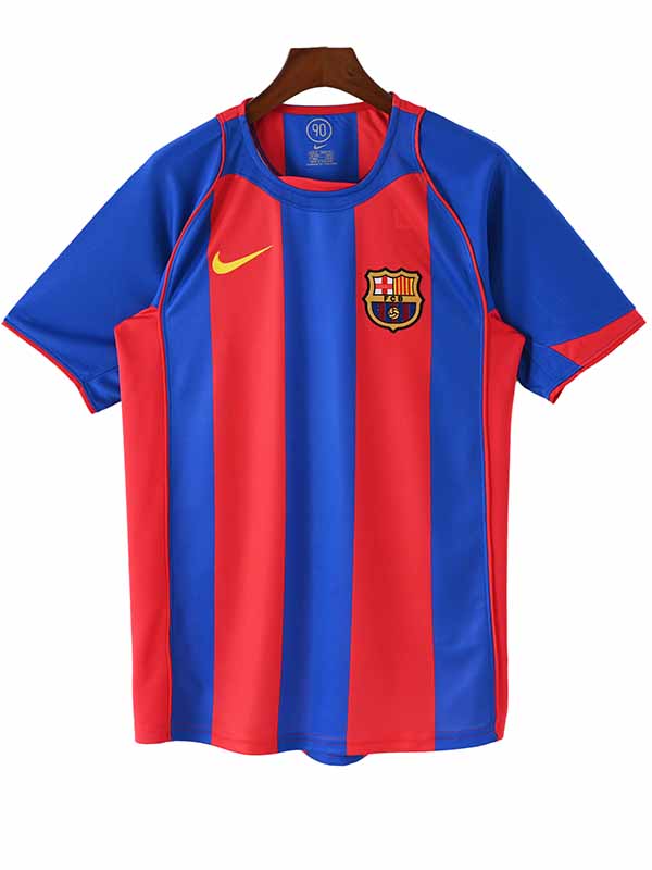 Barcelona home jersey mens retro shirt 2004-2005