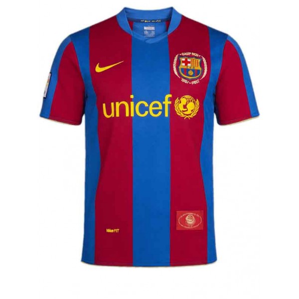 Barcelona home jersey mens retro shirt 2007-2008