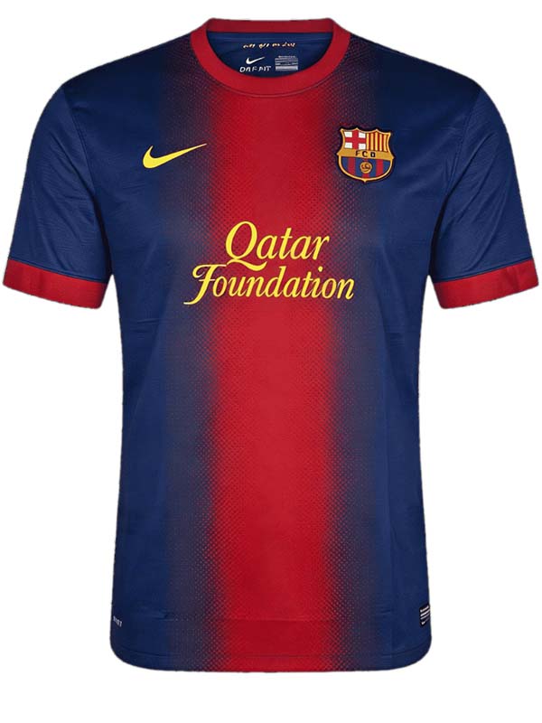 Barcelona home jersey mens retro shirt 2012-2013