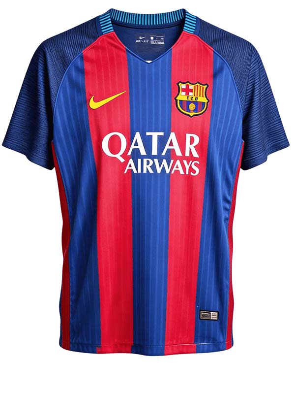 Barcelona home jersey mens retro shirt 2016-2017