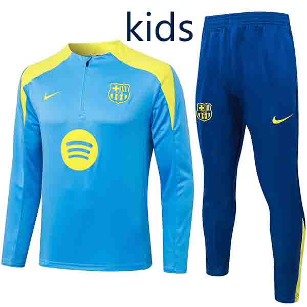Barcelona ids tracksuit children skyblue training kit 2025-2026