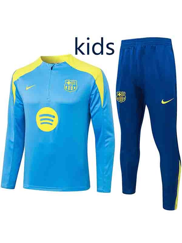 Barcelona ids tracksuit children skyblue training kit 2025-2026