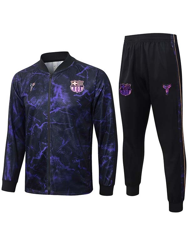 Barcelona jacket mens training balck purple tracksuit 2026-2027