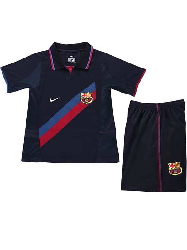 Barcelona third kids kit children retro jersey 2002-2003