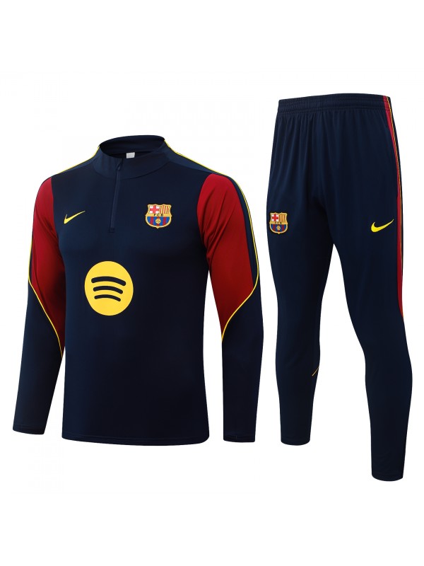Barcelona tracksuit mens navy red training kit 2026-2027