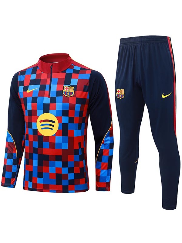 Barcelona tracksuit mens red navy training kit 2026-2027