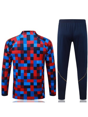 Barcelona tracksuit mens red navy training kit 2026-2027