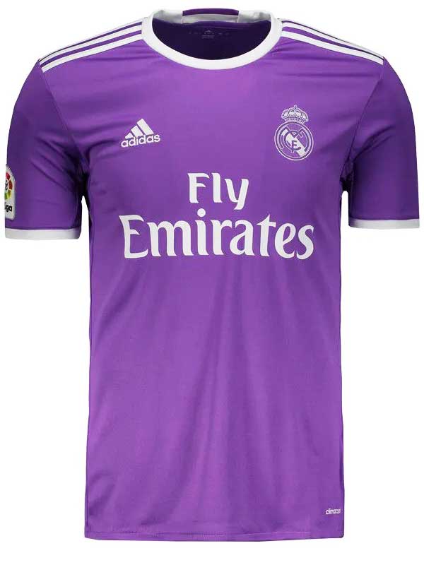 Real madrid away jersey mens retro shirt 2016-2017
