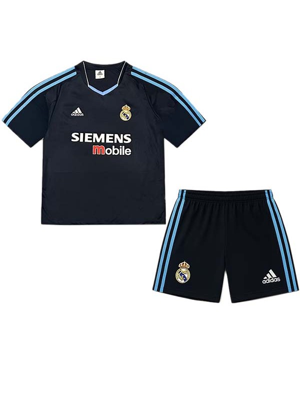Real madrid away kids kit children retro jersey 2003-2004