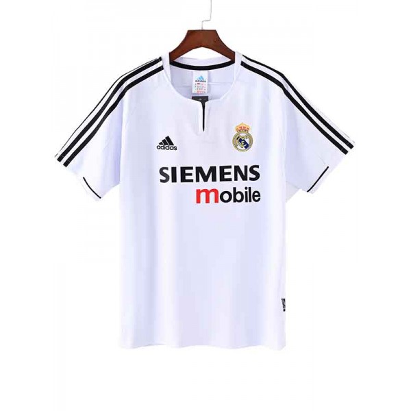 Real madrid home jersey mens retro shirt 2003-2004