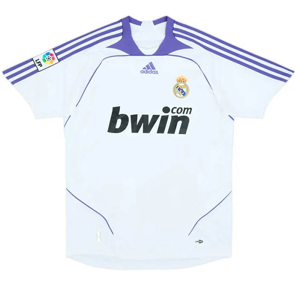 Real Madrid home jersey mens retro shirt 2007-2008