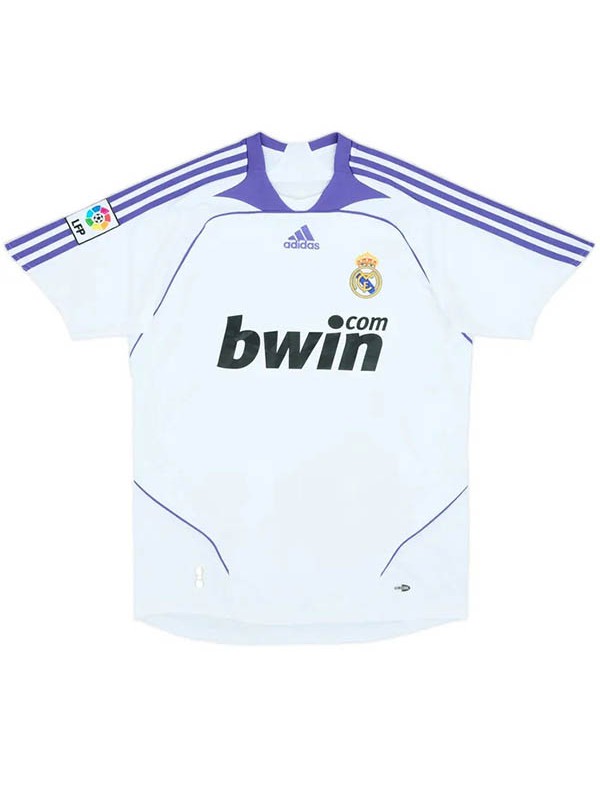 Real Madrid home jersey mens retro shirt 2007-2008