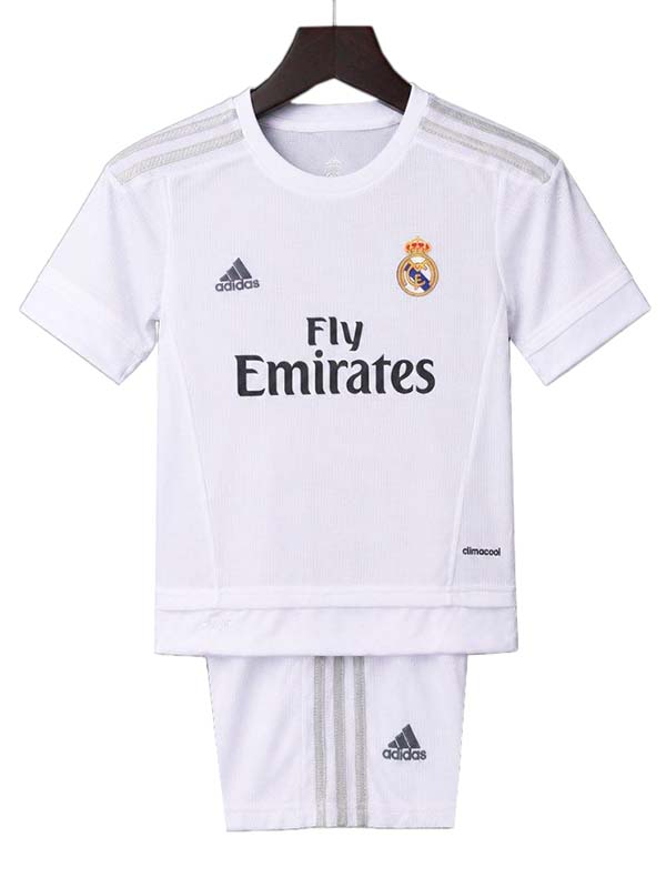 Real madrid home kids kit childrens retro jersey 2015-2016