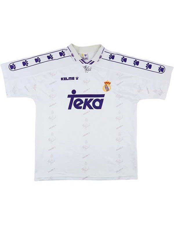 Real madrid home retro jersey mens soccer shirt 1994-1996