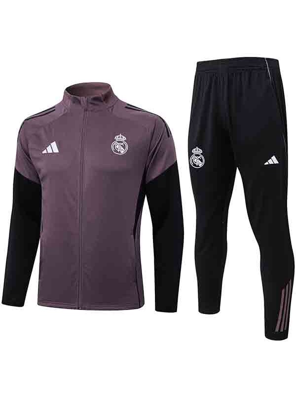 Real madrid jacket mens brown training tracksuit 2026-2027