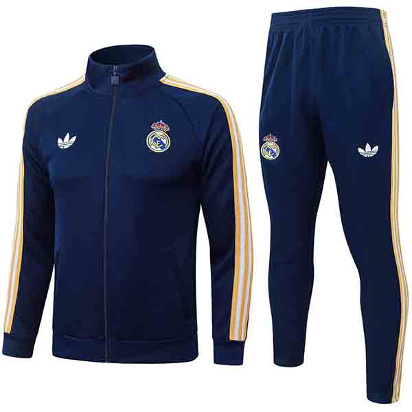 Real madrid tracksuit mens indigo training kit 2026-2027