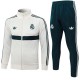 Real madrid jacket mens training white green tracksuit 2026-2027