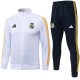 Real madrid jacket mens white balck training tracksuit 2026-2027