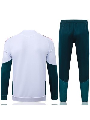 Real madrid jacket mens white green training tracksuit 2026-2027