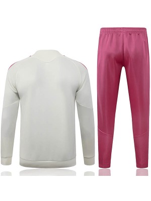 Real Madrid jacket mens white pink training tracksuit 2026-2027