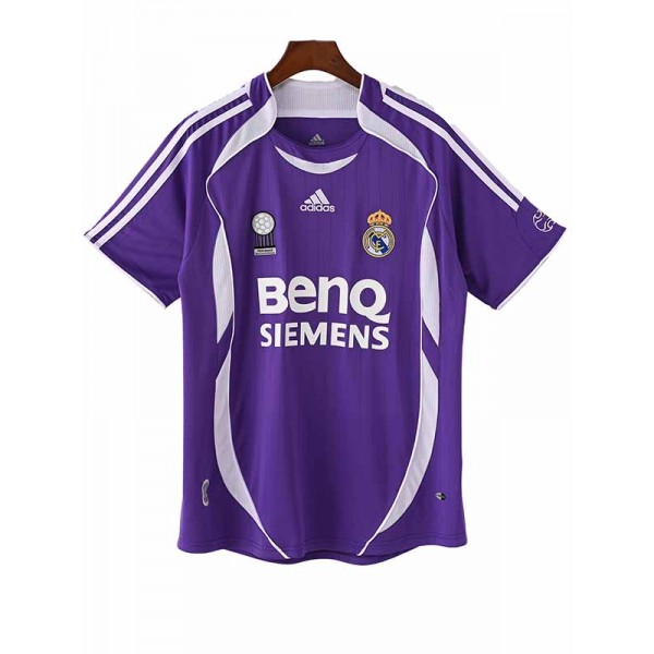 Real madrid third jersey mens retro shirt 2006-2007