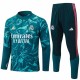 Real madrid tracksuit mens dark green training kit 2026-2027