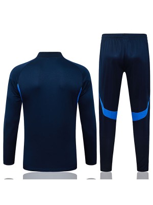 Real madrid tracksuit mens navy training kit 2026-2027
