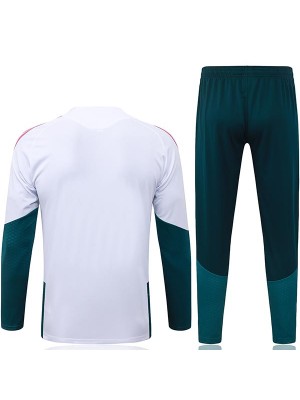 Real madrid tracksuit mens white green training kit 2026-2027