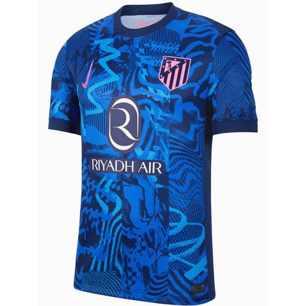 Atlético de Madrid troisième maillot uniforme de football adulte 3ème kit de football de sport pour hommes maillot haut 2024-2025