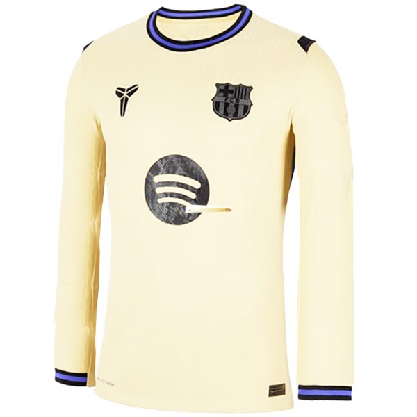 Barcelona extérieur maillot à manches longues uniforme de football deuxième vêtement de sport pour hommes kit de football chemise haute 2025-2026