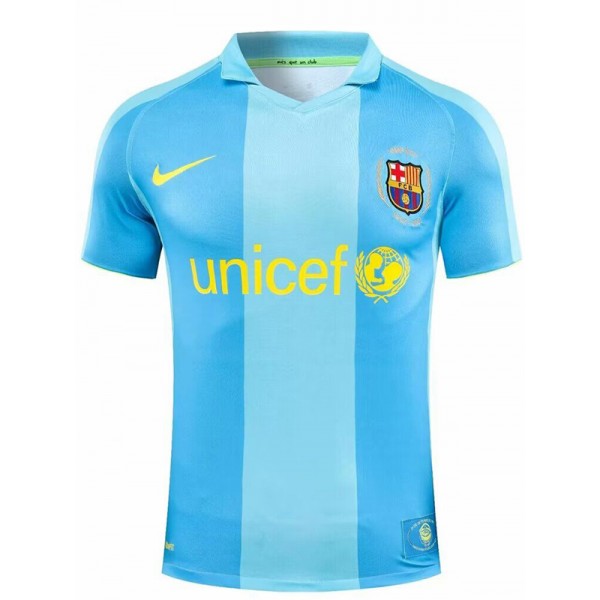 Barcelona extérieur maillot rétro uniforme de football vintage pour hommes deuxième kit de football de sport chemise haute 2007-2008