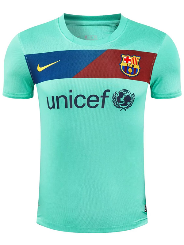 Barcelona maillot rétro extérieur uniforme de football vintage deuxième vêtement de sport pour hommes kit de football, haut, 2010-2011