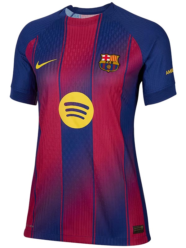 Barcelona maillot féminin domicile premier uniforme de football féminin vêtements de sport pour femmes hauts de football, chemise de sport coupe 2025-2026