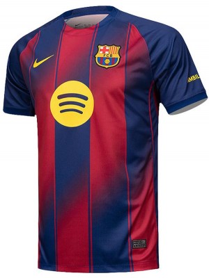 Barcelona maillot domicile uniforme de football adulte premier kit de football de sport pour hommes haut chemise 2025-2026
