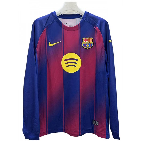 Barcelona maillot de football à manches longues pour homme tenue de sport haut collection 2025-2026