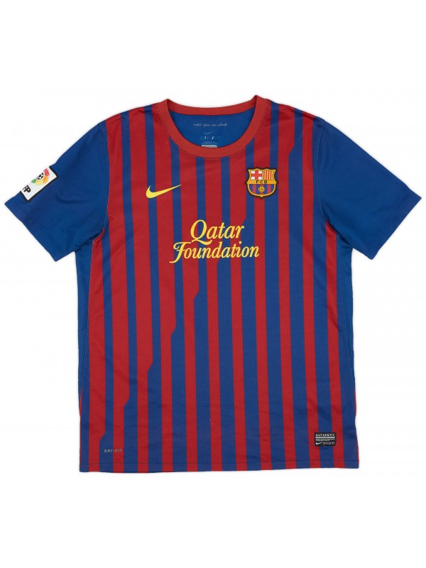 Barcelona maillot rétro domicile football vintage uniforme hommes premier sport kit de football haut chemise 2011-2012